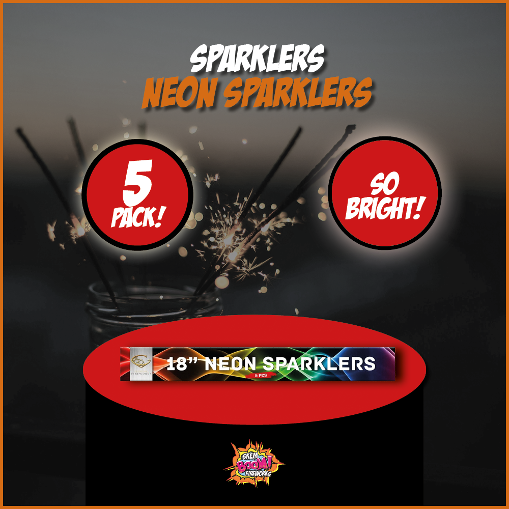 Neon Sparklers