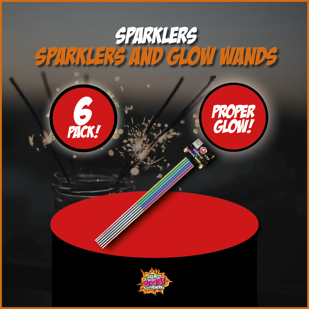 Sparklers and Glow Wands